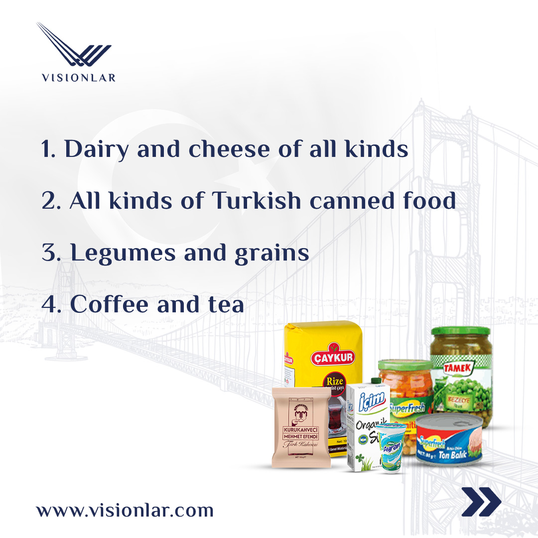 visionlar's tweet photo. As part of Turkey's efforts to be among the top five food exporters, Ankara continues to support and strengthen its food industries, to reach 2023 the value of domestic production to reach $150 billion, $40 billion of which is for export.

#tradebroker #export #turkey https://t.co/AyeSkPe7Nk