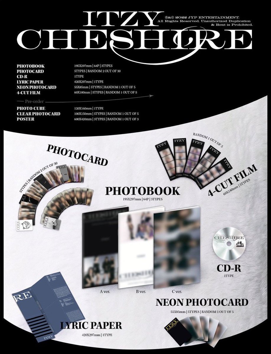 kaieonashop's tweet photo. WTS LFB PH ITZY CHESHIRE ALBUM ONLY SEALED

Standard version
P300
DOP: P150 DP Jan 5, 2023 - Remaining Balance
80 slots
Feb eta

Order form: https://t.co/mY5KEhe8E0 https://t.co/6FGh6WyelE