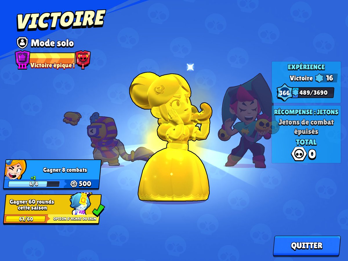 So close de finir mes 60 rounds en leg1 snif