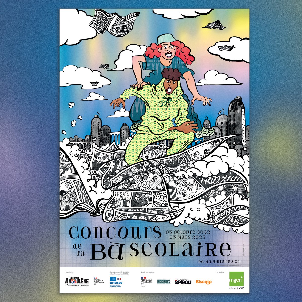 📝 Concours de la #BDScolaire, les inscriptions sont ouvertes jusqu'au 3 mars pour tous les établissements et les enfants scolarisés de la grande section de maternelle à la terminale 👉 daac.ac-creteil.fr/Concours-de-la…