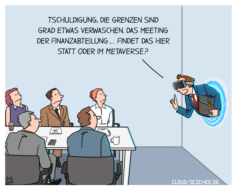 ...wenn die Grenzen zur Realität wieder mal verwischen
#Metaverse #Meeting #Zukunft