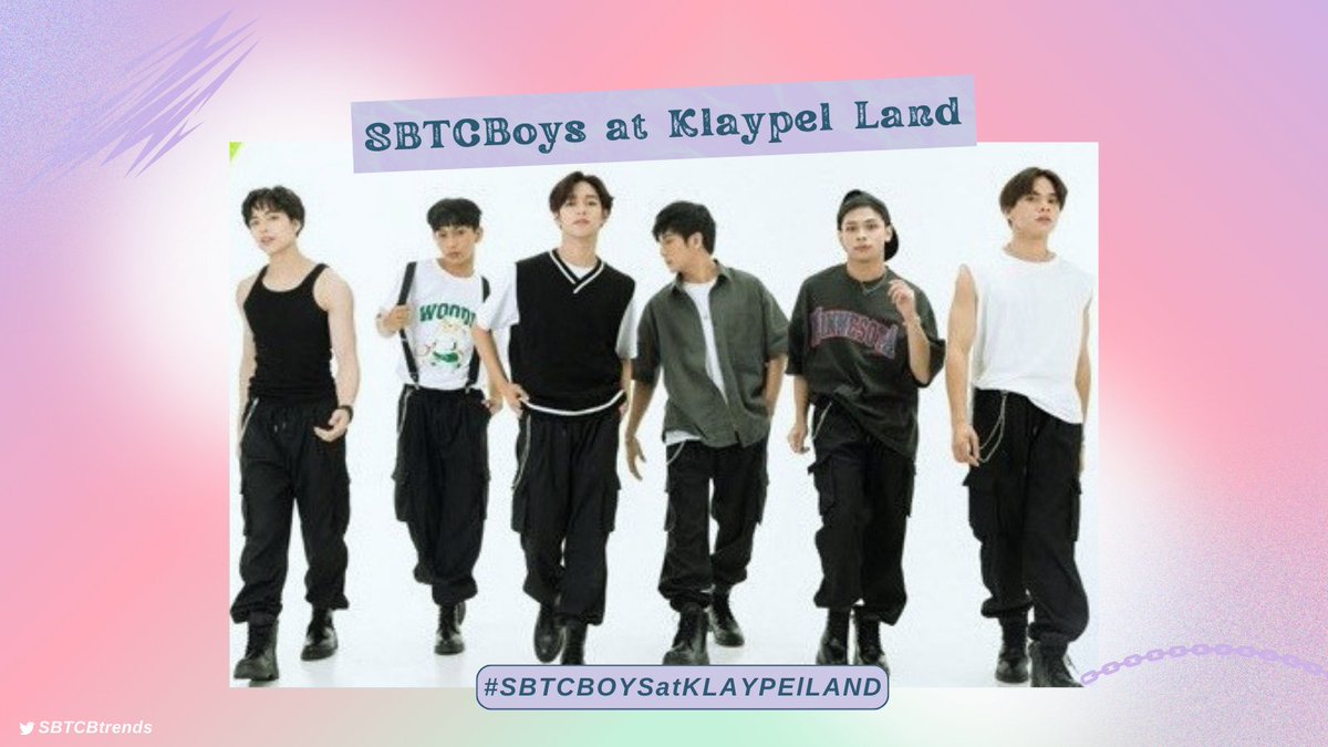 pluus_trends's tweet photo. 🎉 [TWITTER PARTY]

Let's juggle up and make some noise! 🕺

As the SBTown: Out of Town 1st Station is in Pampanga, #SBTCBoys will perform at Klaypel Land together with the other artists! 

📍 CDC Parade Grounds, Pampanga

SBTCBoys at Klaypel Land
#SBTCBOYSatKLAYPElLAND https://t.co/OWAH1dYMi8
