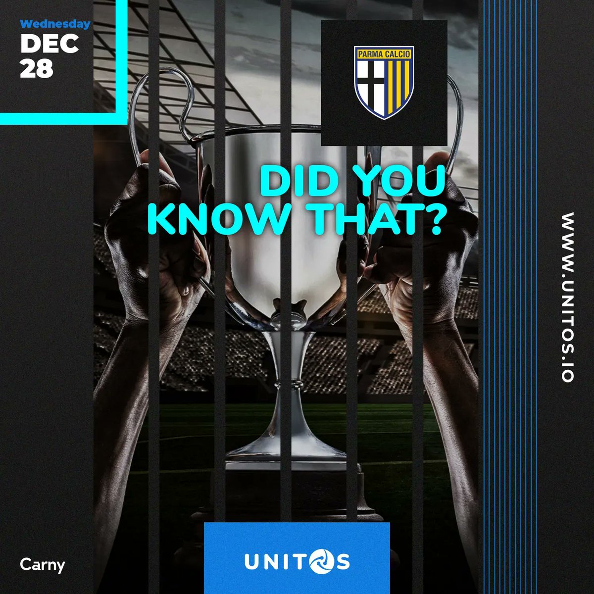 backup69372392's tweet photo. @parmacalcio_en won 8 trophies between 1992 and 2002, a period in which it achieved its best ever result, ranking second in the 1996-1997 season, winning three Italian Cups, one Italian Super Cup, two UEFA Cups, one European Super Cup and one UEFA Cup Winners' Cup. 🏆💪 @carny_io https://t.co/khDOgQTZc1