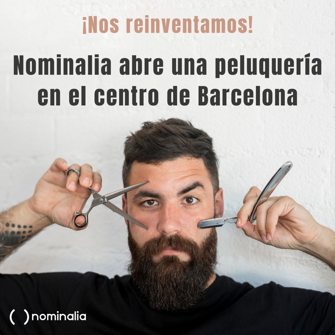 Nominalia's tweet photo. La directora de #Nominalia Manuela Becerra declaraba ayer en @elperiodico_cas "Hay que saber reinventarse siempre para no quedarse atrás." ¡Ven a visitarnos en la calle Fontanella de Barcelona!
Como oferta de apertura, ¡#MAQUILLAJE #GRATIS PARA #NOVIAS! #bodas #Barcelona #Bcn https://t.co/hYc0Fyv3tl