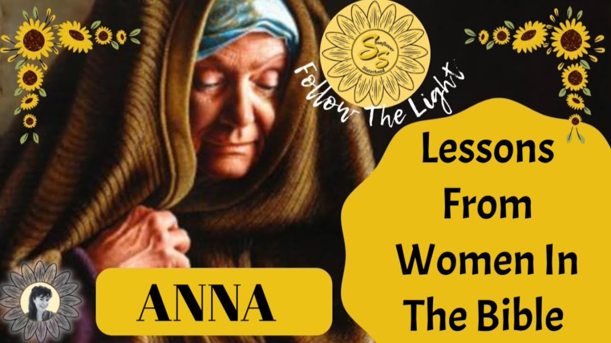 elmari1's tweet photo. Lessons From Women In The Bible - ANNA 🌻 The woman who became the first Christian missionary. Anna’s life is marked by regular praying and fasting. She is the only female prophetess mentioned in the New Testament - Luke 2:36-38. - https://t.co/iaQxvJMMBg https://t.co/v79HIRnxm0