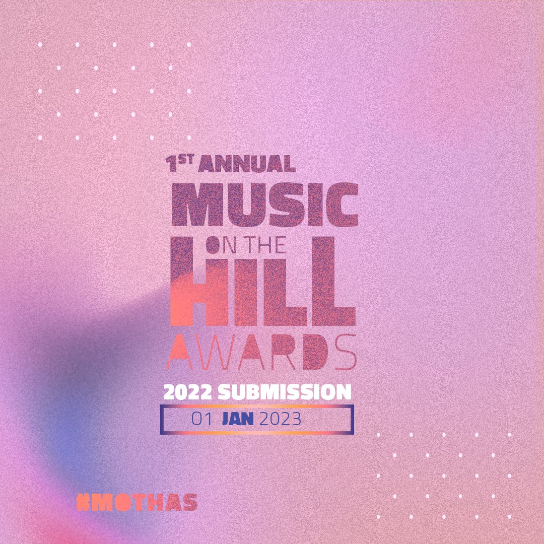 Official_MOTHAs's tweet photo. Presenting the 1st Annual Music On The Hill Awards (MOTHAs) dedicated to recognizing, celebrating and honoring excellence in the South African music industry. Entries open 01/01/23. https://t.co/djUWnKVpuk
#Music #MOTHAs #MusicAwards https://t.co/or5xYOyPW5