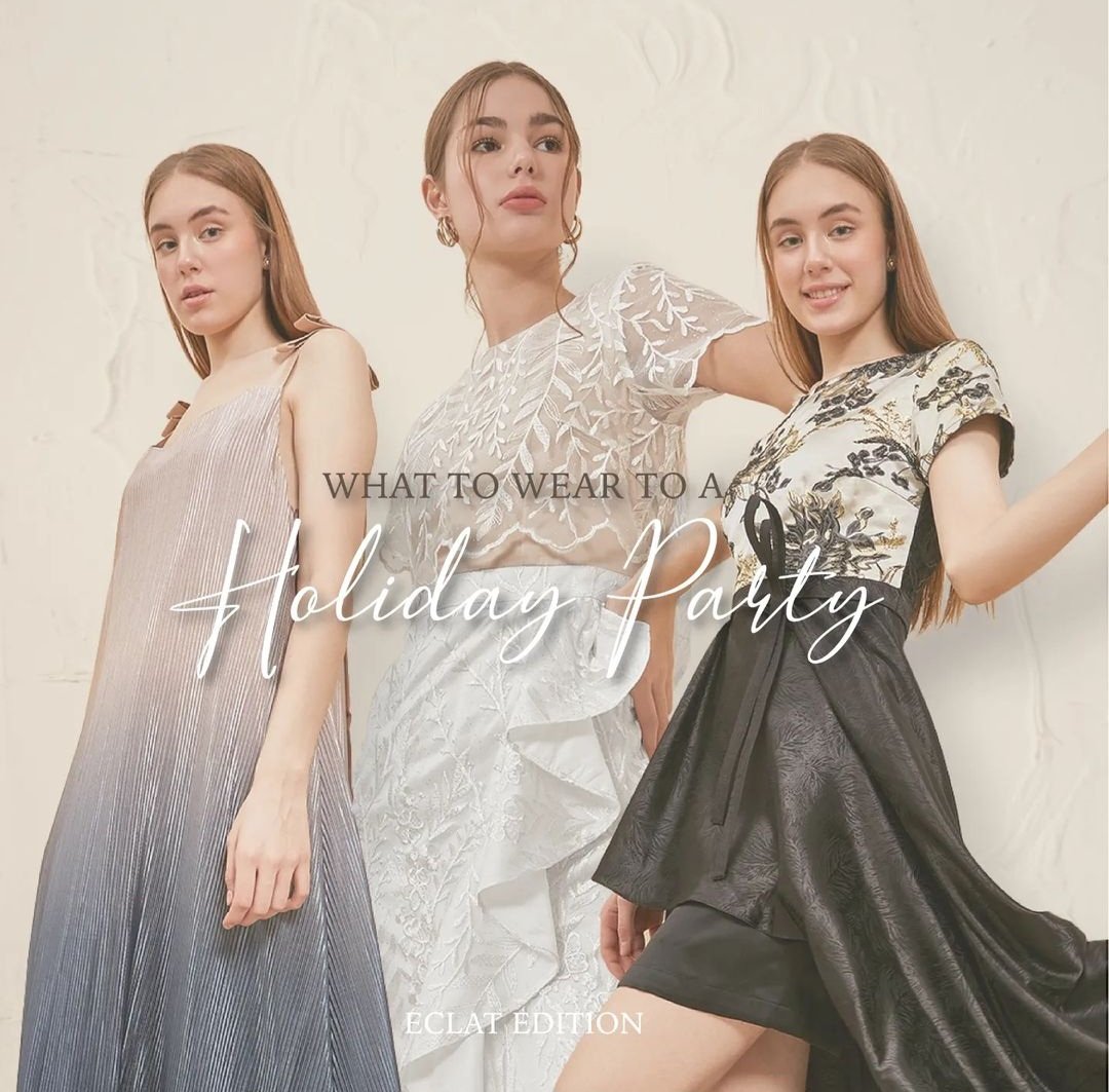 esye_official's tweet photo. Kicking off the year end festivities in style with our beautiful and elegant dress from our holiday collection, "Eclat". 💟💫🥳

Available for pre-order at https://t.co/hqw0X1k1hl.

#ESYE #Eclat #inspiringelegance #holidaycollection https://t.co/L4Sk7xCcux
