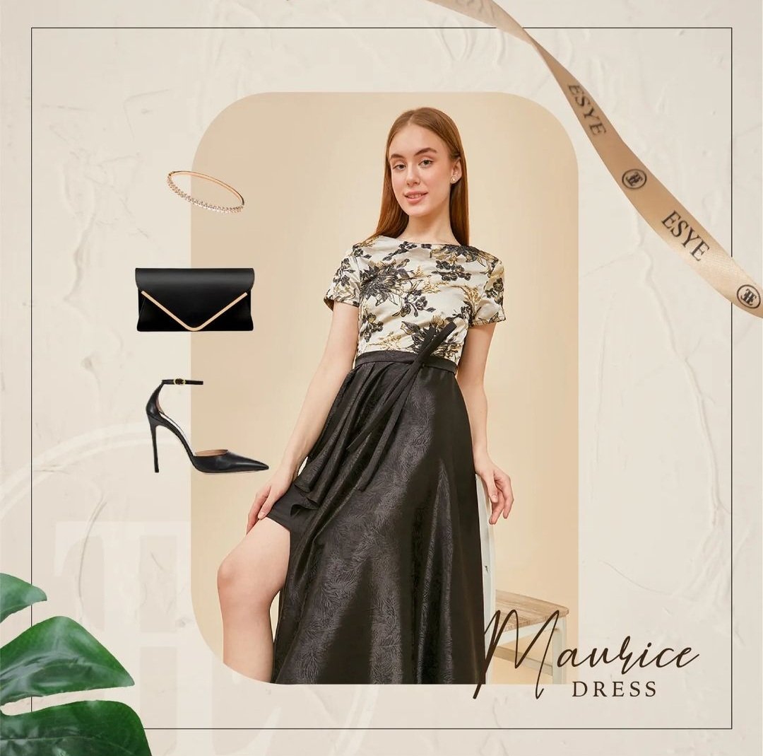esye_official's tweet photo. Kicking off the year end festivities in style with our beautiful and elegant dress from our holiday collection, "Eclat". 💟💫🥳

Available for pre-order at https://t.co/hqw0X1k1hl.

#ESYE #Eclat #inspiringelegance #holidaycollection https://t.co/L4Sk7xCcux