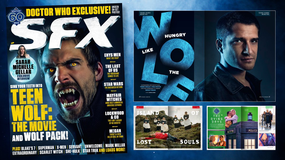 Teen Wolf: The Movie is on the cover of SFX 361, in UK shops now! Also inside: Wolf Pack, The Last Of Us, Lockwood &amp; Co, M3GAN, Enys Men, Doctor Who, Mayfair Witches, and lots more.
More info: gamesradar.com/uk/sfx-magazin…
Buy online: magazinesdirect.com/az-single-issu…