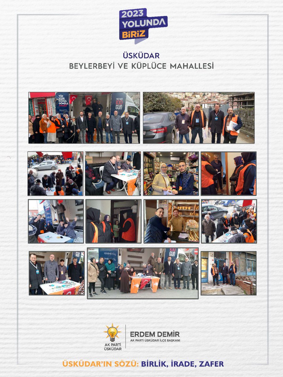 demir_erdem's tweet photo. Durmuyoruz, yola devam ediyoruz. 🇹🇷

📍Beylerbeyi
📍Küplüce Mahallelerimizde ziyaretlerimizi gerçekleştirdik.

Katılım sağlayan teşkilat mensuplarımıza yürekten teşekkür ediyorum.

#2023YolundaBiriz 

@osmannnurika https://t.co/IXO3EnpFOC