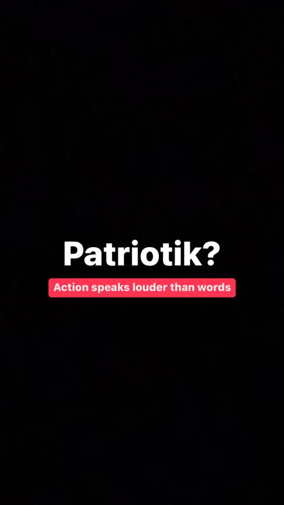 Action speaks louder than words.