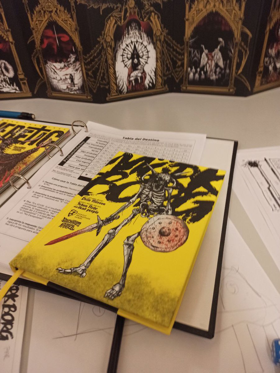 Ahir nit també es jugava Mork Borg. <a href="/stoichkov_13/">Stoichkov13</a> i Andreu van fer servir un Oracle per jugar sense Dj.