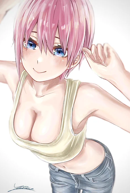 部屋着一花 描きました!#五等分の花嫁 #中野一花 