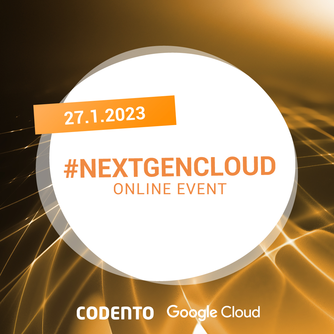 codento's tweet photo. Suosittu #NEXTGENCLUD -tapahtuma tulee jälleen tammikuussa 27.1. klo 10-11! 💥
Liity mukaan yhdessä Codenton ja Google Cloudin asiantuntijoiden kanssa! Tapahtuman rekisteröityminen alkaa tammikuun alussa, pysy kuulolla!

#ai #cloud #googlecloud #google #codento https://t.co/azja4TK2Z7