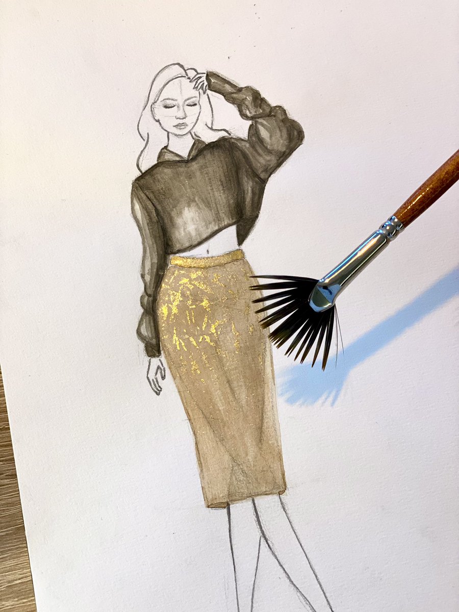 Good morning ✨ 

Who else is busy making plans for the new year?

#art #artist #fashionillustration