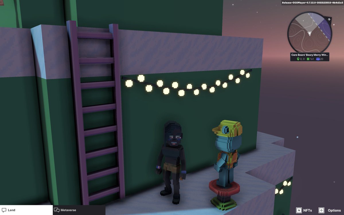 DrCrypto3's tweet photo. @TheSandboxGame @carebears I found a @carebears blue construction worker in Merry Beary Winterfest! 👷🐻 #SeasonsGreetingsTSB https://t.co/sk6OW7h202