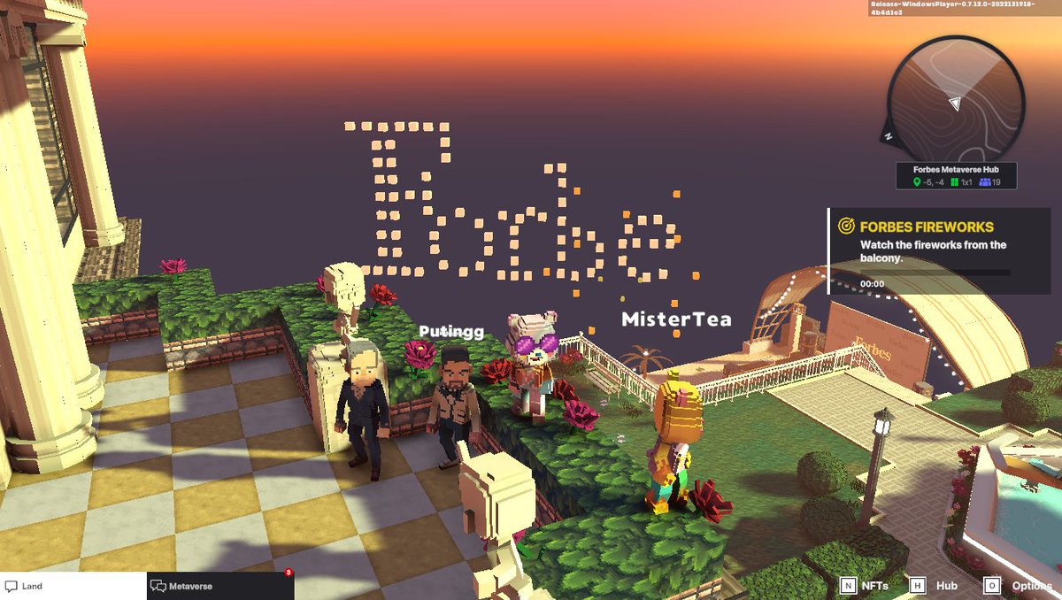 0xKKong's tweet photo. @TheSandboxGame @Forbes @polygonalmind In the @Forbes Metaverse Hub! Check my screenshot below 🎈👇 https://t.co/70NuaXFeHB