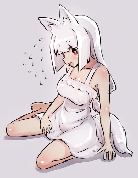 おすわりおきつね 