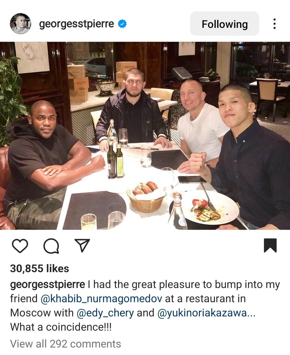akazawa130's tweet photo. そういえばロシアで試合した時にヌルマゴ先輩に夜飯ご馳走になったことある。
その時戦ったのがタジキスタンの選手で試合は惨敗。
この時に負けることはあるから気にすんなってヌルマゴ先輩は慰めてくれたけど説得力なさすぎてピンと来なかった
だって無敗で引退ですやん兄貴 https://t.co/CouMeKZhge