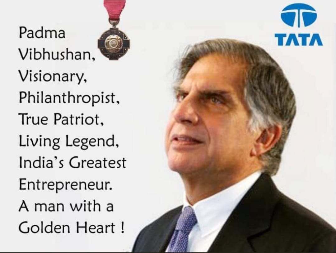  No awards can define Sir Ratan Tata
Happy Birthday to Sir. 