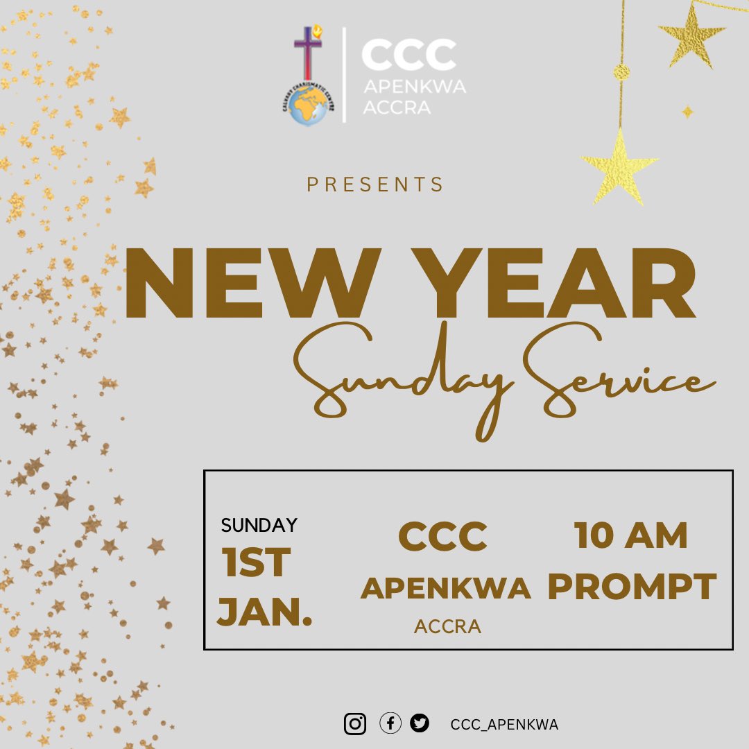 ccc_apenkwa's tweet photo. There will be Service after the 31st all-night….. Please take note🙏 https://t.co/UO30Yjv5N9