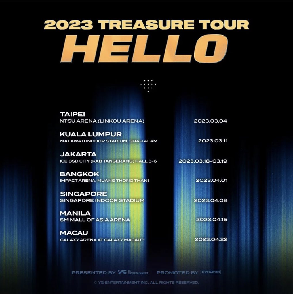Kita bakal open jastip tiket treasure buat JKT sama KL yaa yang mau carii info bisa langsung dm/wa aja