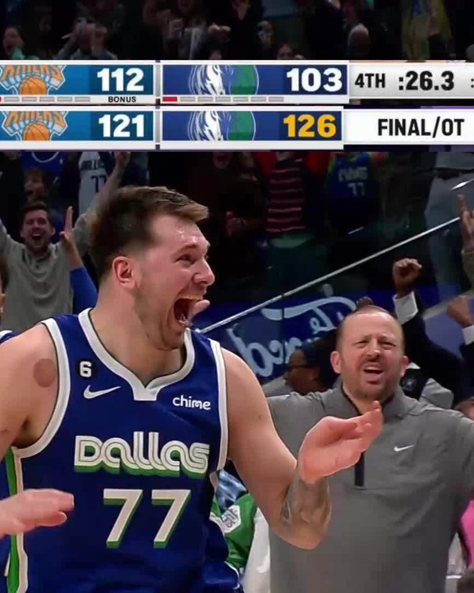 demas6Basket's tweet photo. Los equipos estaban con 0 victorias y 13.884 derrotas cuando perdían por al menos 9 puntos en los últimos 35 segundos (en últimas 20 temp.)

Hoy Luka Doncic y sus Mavericks HICIERON HISTORIA

(foto: @BleacherReport) https://t.co/HxzSa6Y4ju