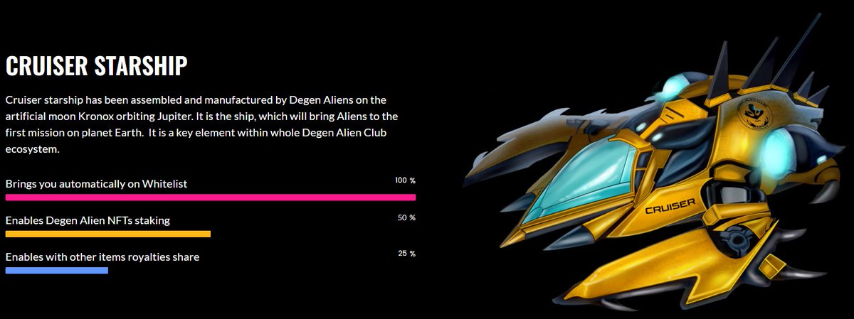 degenaliencnft's tweet photo. 🎁#CNFTGiveaway🎁

🏆1x  Cruiser starship NFT

👽Follow @degenaliencnft 
❤️RT &amp; Like
🧑‍🤝‍🧑Tag 3 Friends
🚀Join discord https://t.co/xgbBBmvaFY

https://t.co/sV2lohn0TT

⏱️48H
#CNFTGiveaways #NFTGiveaway #NFT #GIVEAWAY #CNFT #CNFTCommunity #degenalienclub #cardanoada #nfts #cnfts https://t.co/J92Tzxj18n