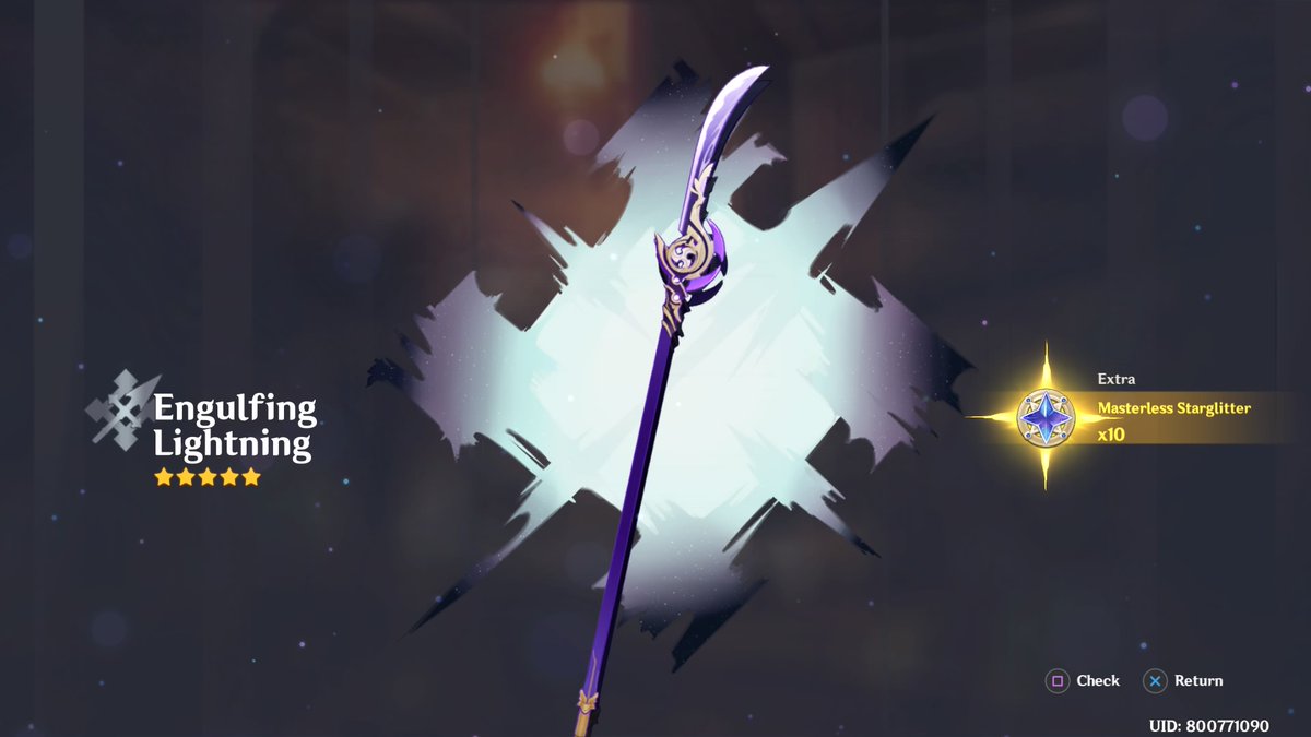MiraiYu98691145's tweet photo. 3rd time get scammed by weapon banner ๐ฅฒ last year tryna get Xiao jade spear but get jade cutter. 2nd wanna jade cutter but it give me Nilou sword tht useless ๐ now I want haran for Ayato but got this Raiden spear ๐ญ
#GenshinImpact #engulfinglightning https://t.co/C3nsYsqfSI