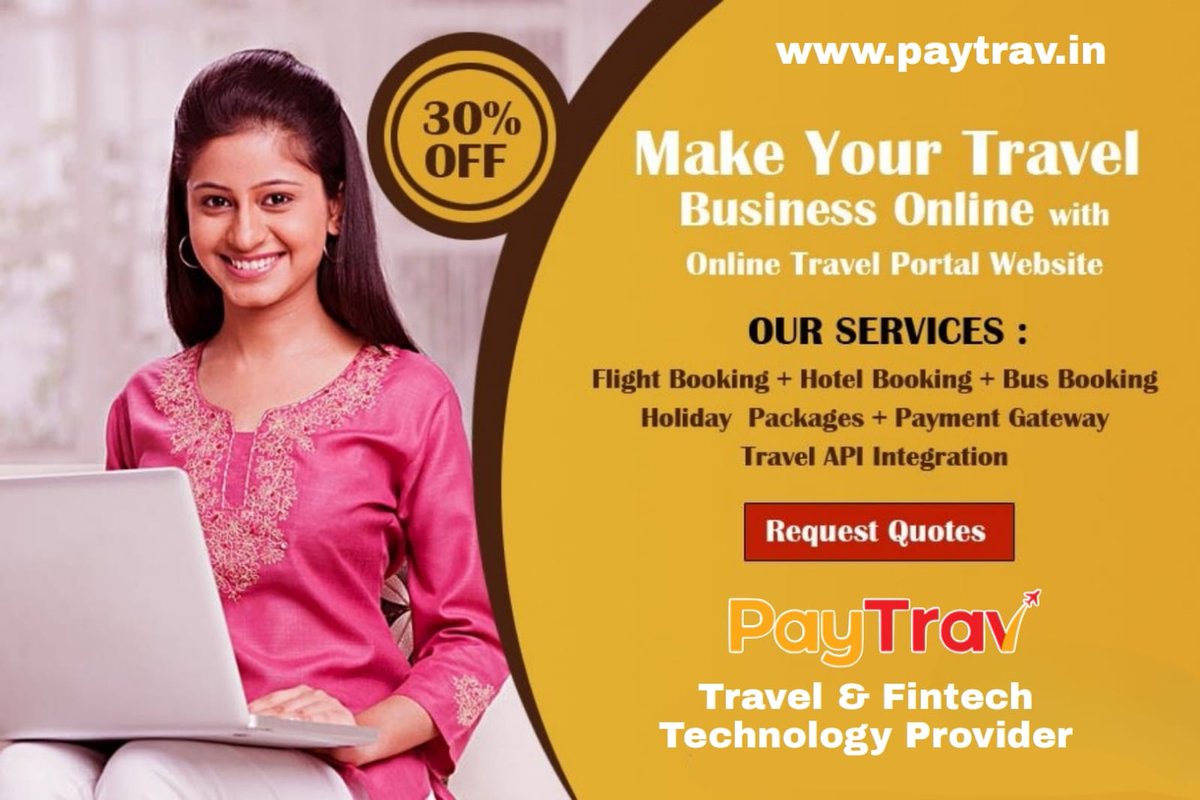 trav_pay's tweet image. Paytrav Provides Everything You Need To Set Up Your Online Store. Start Income From Today. All in One Travel Portal. 

 Contact 089763 15910
Know More Visit @ bit.ly/3haYCvK

#Paytrav #DMTAPI #flightapi #busapi #railwayapi #hotelapi #MoneyTransfer #AEPS #MATM