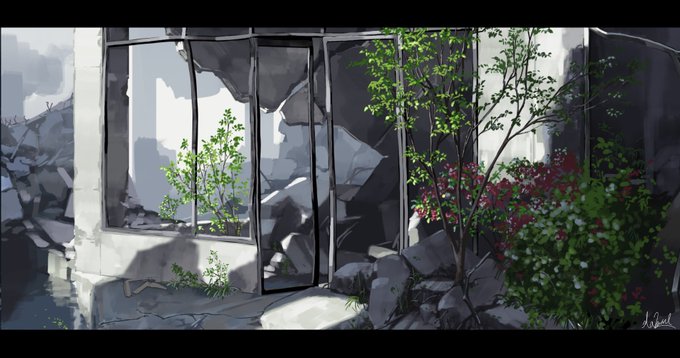 「ruins window」 illustration images(Latest)