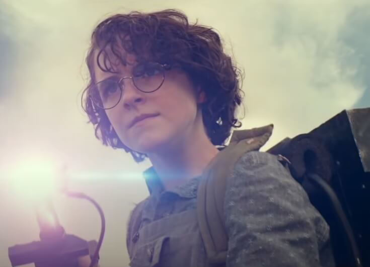 「wowowで映画ゴーストバスターズ/アフターライフ(2021)観ててフィービー役」|TEKUTEKUのイラスト