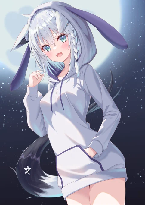 ぴょんぴょんきーつねみなさん良いお年を!#絵フブキ 