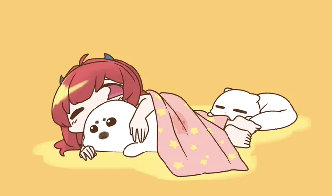 お昼寝からのお目覚めロアちゃんロアちゃん最近お昼寝してる?休みの日とかは遊んだりするのも良いけどぐっすり過ごすのもまたまた良いよねロアちゃんの夢旅行記いつかまた聞かせて〜ロアちゃんの今年残りの夢がいい夢であるように #ロアート 
