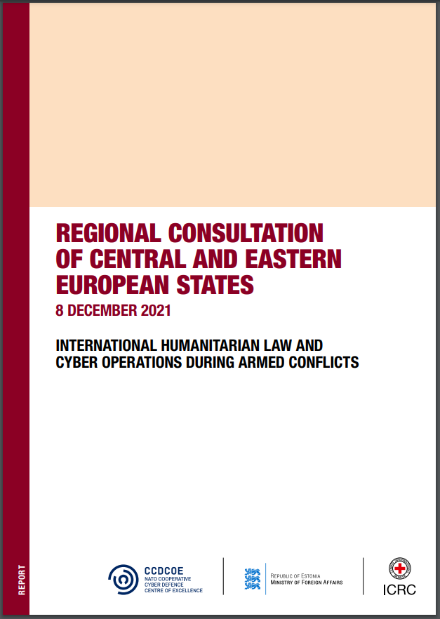 KuboMacak's tweet photo. I am delighted to share that the report from the second regional consultation on #IHL and cyber has just been published.

Download it here for free: https://t.co/9wVjS9ZPNg

Which States took part?
🇨🇿
🇪🇪
🇭🇺
🇱🇻
🇱🇹
🇵🇱
🇷🇴
🇸🇮

And what will you find inside? 
🧵👇 https://t.co/qmkLPwz2IW