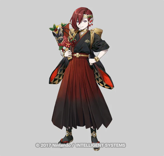 【ファイアーエムブレム ヒーローズ】にて「ひねくれお正月 エルム」を描かせていただきました!よろしくお願いします#FEヒーローズ #FEHeroes  