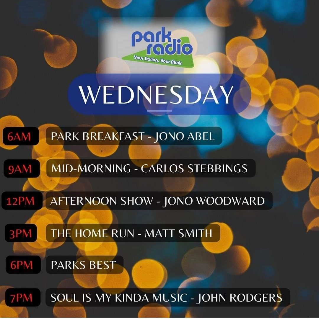 Live now over on <a href="/parkradiodiss/">Park Radio</a> for the Mid Morning Show till 12pm 

Online, on FM and via your Smart Speaker just say "Play Park Radio Diss" 👍🔊🔊🎉