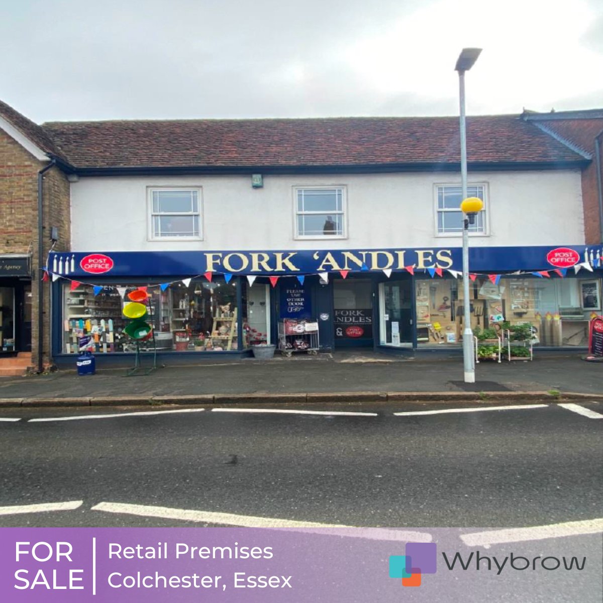 FOR SALE

Double Fronted Retail Premises with First Floor Flat.

💸 £450,000 freehold
➡️ 1,400 sq.ft (130 sq.m)
📍 Colchester, Essex

Give us a call:

📞 01206 577667
💻 info@whybrow.net
🖥 whybrow.net

#ForSale #Essex #Colchester