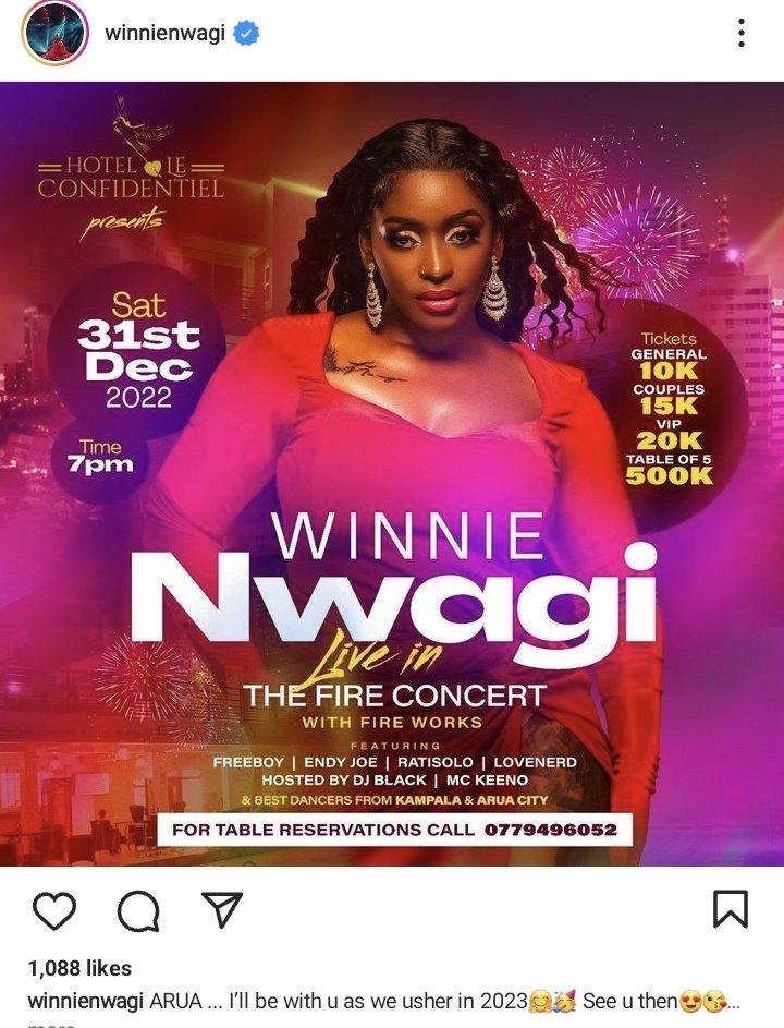 LeConfidentiel_'s tweet photo. Affirmative the Fire baby her self @FirebbyUg 

Let's shut down with the most amazing fireworks display https://t.co/GV3lhZPlep