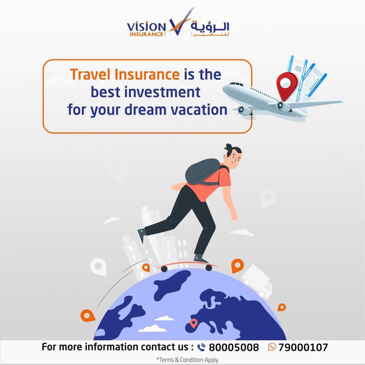 VisionSAOG's tweet photo. Adventure awaits, but don't let the Unexpected ruin your Trip. Get Travel Insurance Now.
-
#traveloman #travelinsurance #visioninsurance #insurance #omantravel #omantraveller #omanitraveller #omanblogger #travelinsuranceinoman #omanipeople #omani #omanlife
*T&amp;C Apply https://t.co/xJOGr3KbFv