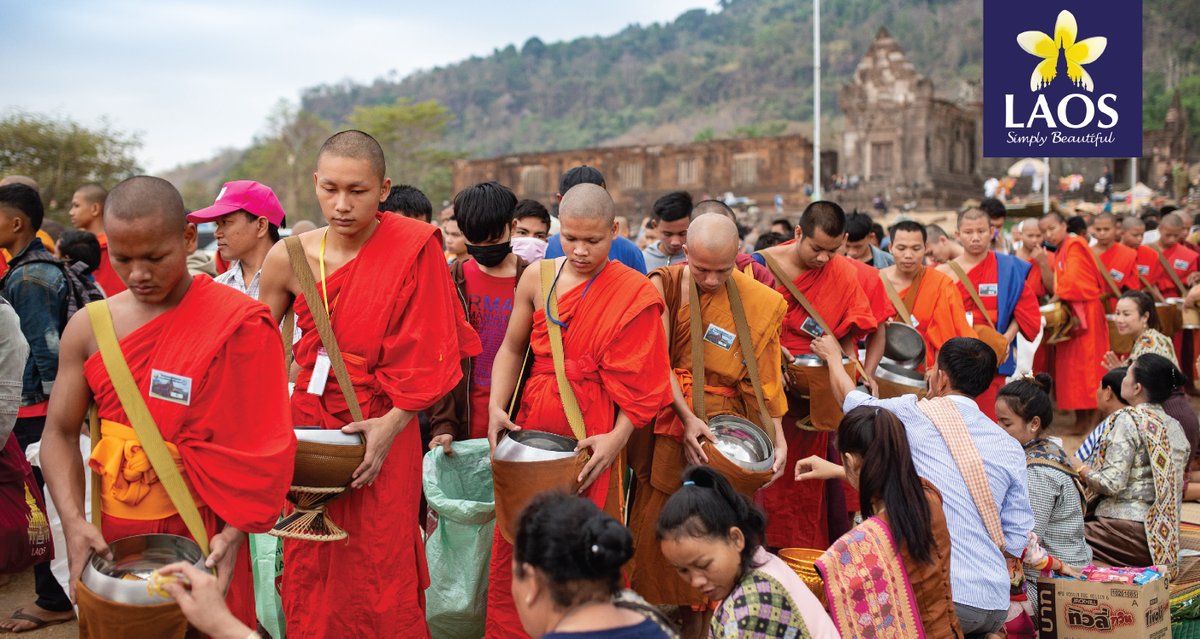 laostourism's tweet photo. Don't miss out on the upcoming Vat Phou Festival in early 2023!
This event is one of the largest festivals in Southern Laos, held annually at Vat Phou Champasak in Champasak Province.
#laossimplybeautiful #unseenlaos #visitsoutheastasia
#ລາວທ່ຽວລາວ #travel #laos #explorelaos https://t.co/RDTnX5k6eB