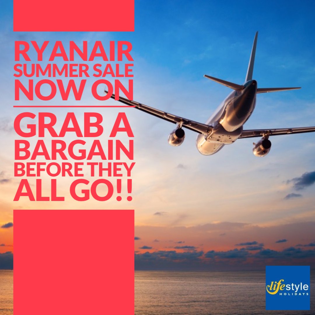 CampingEurope's tweet photo. Hurry, Hurry, Hurry, Ryanair Summer Sale Now On! Grab a bargain before they all go! 
#summerholidays #cheapflights #familyholidays 
More info: https://t.co/nnSNZqc6Zu https://t.co/d6FgsIdAZi
