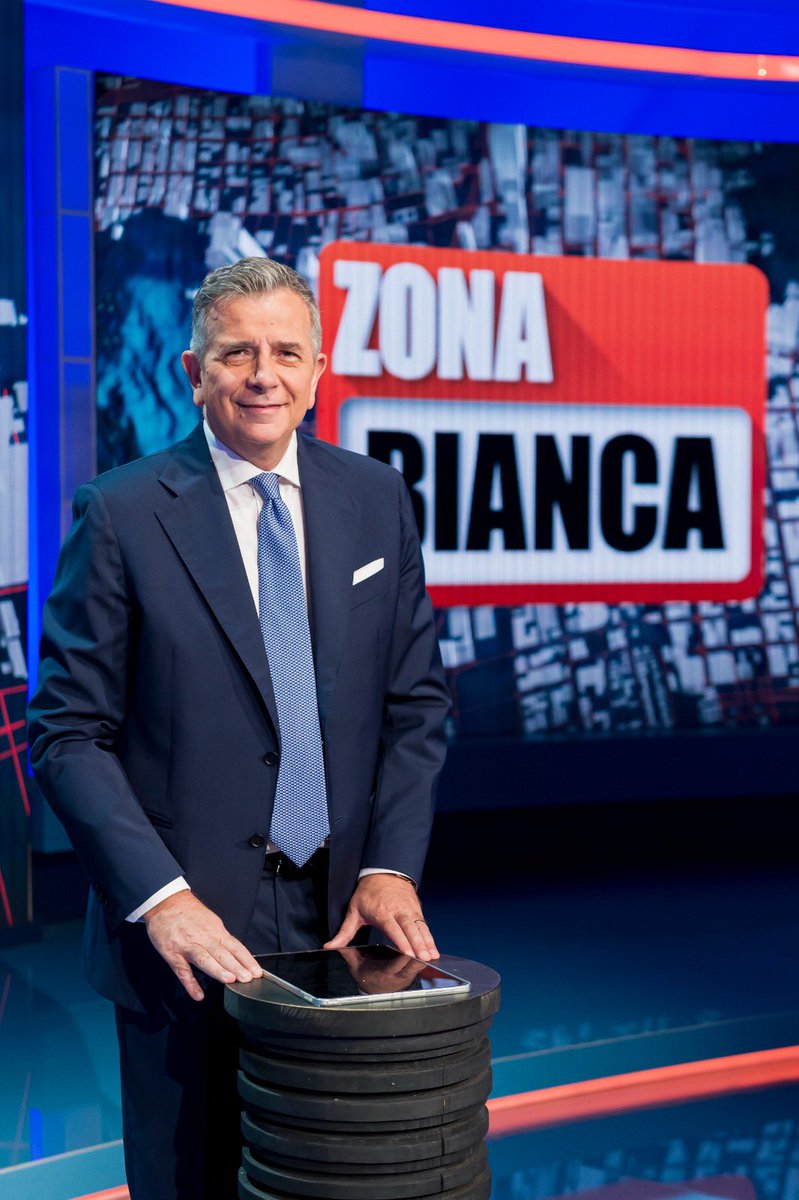 QuiMediaset_it's tweet photo. Ottimo risultato per #ZonaBianca condotto da @giusbrindisi che ieri sera ha raggiunto il traguardo della centesima puntata e ha segnato il suo record stagionale con 891.000 spettatori e il 6% di share, toccando picchi di oltre 1.300.000 spettatori e del 9.4% di share. #AscoltiTv https://t.co/UParGIOpYf