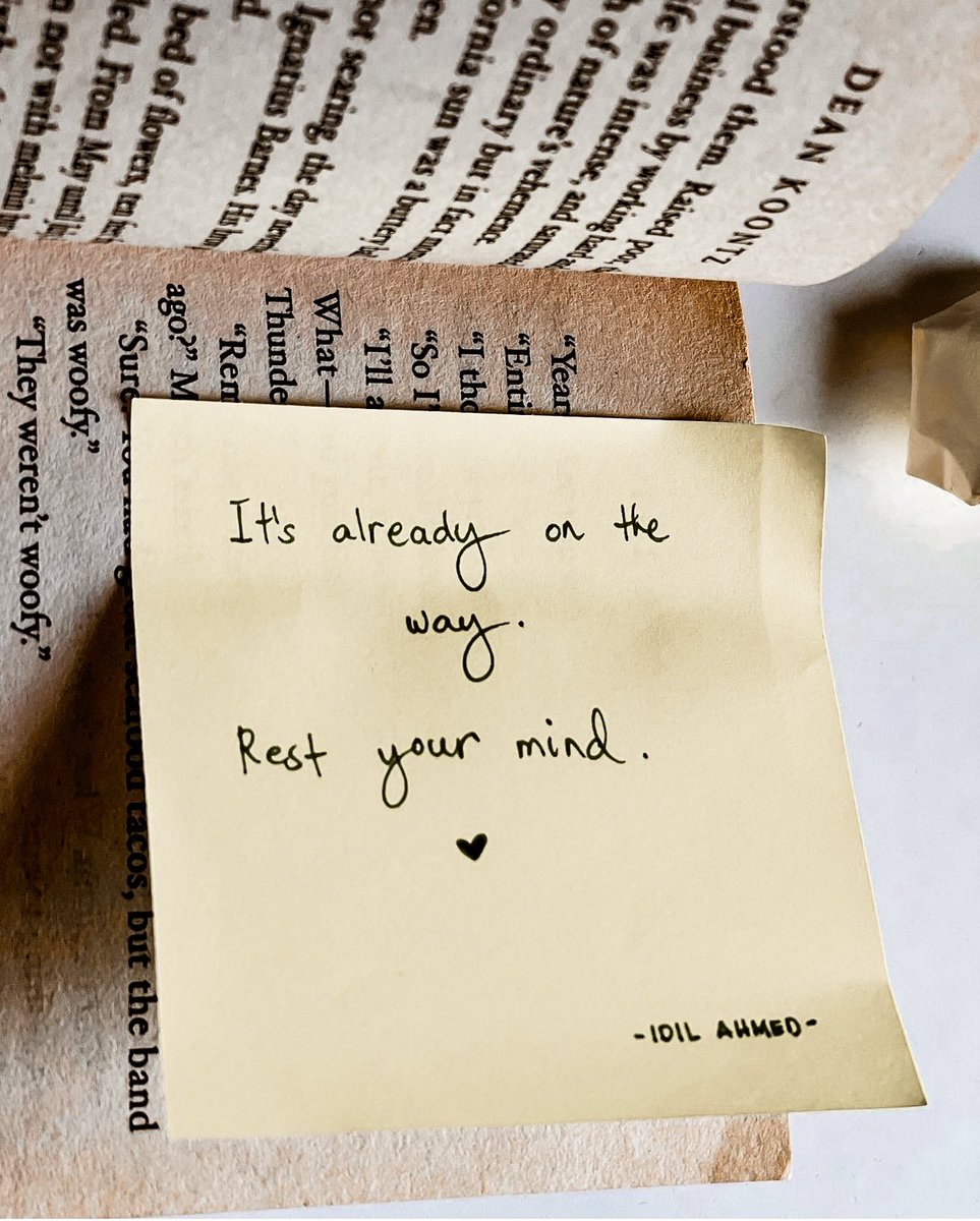 acupof_selflove's tweet photo. “It’s already on the way. Rest your mind.” - @idillionaire https://t.co/X8BS2KieCY