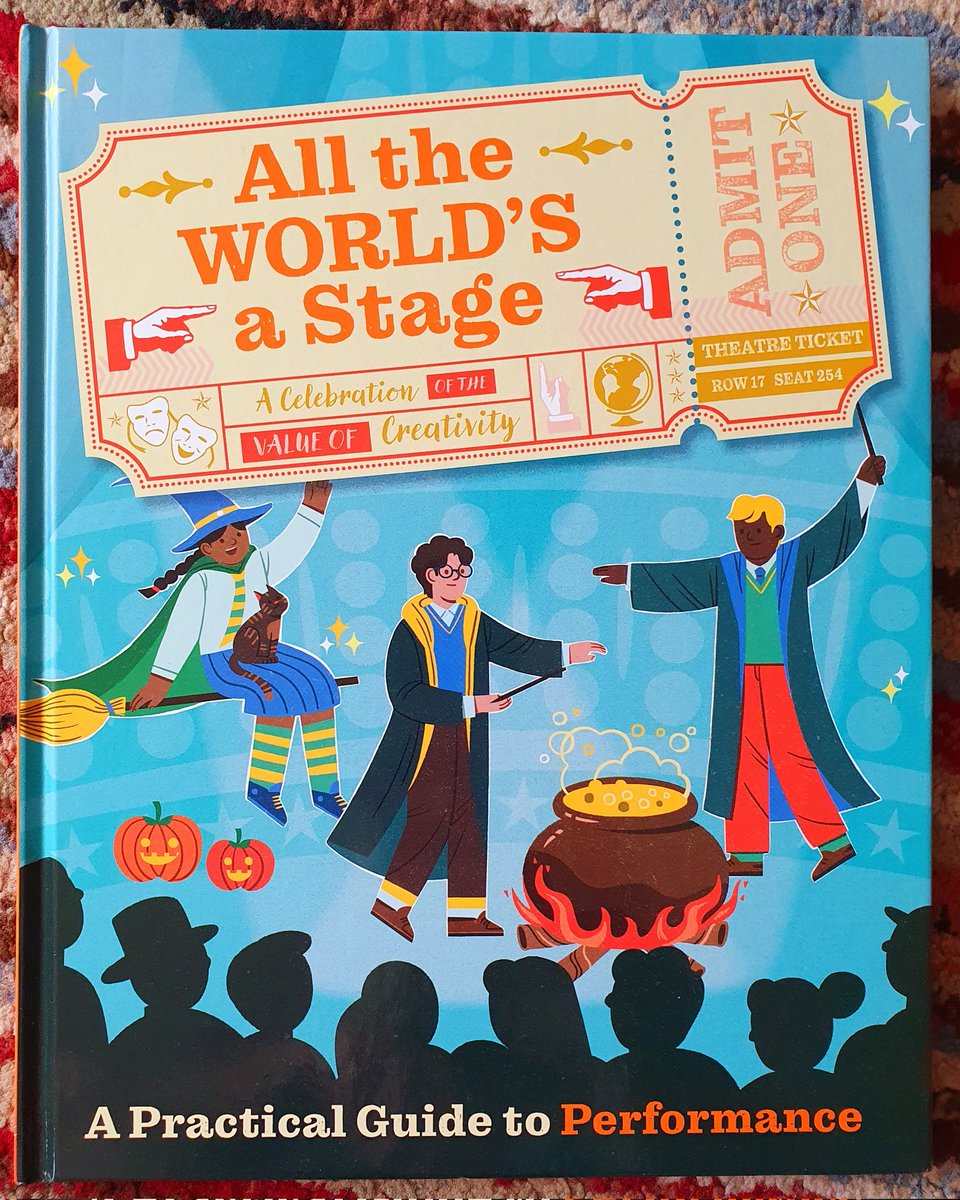 An exciting new non-fiction title from @NoodleJuiceBks. All The World's A Stage provides a fantastic insight into the worlds of theatre, TV and cinema. Lots of advice for young performers, as well as information about all the roles behind the scenes. This will definitely inspire!