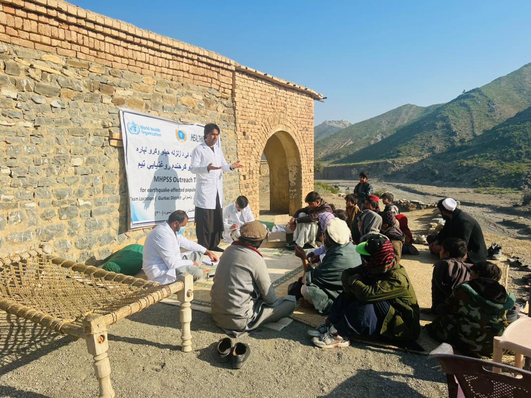 Hntpo_AFG's tweet photo. @HealthNet_TPO with @WHO is restoring mental health and psychosocial problems of earthquake-affected population through MHPSS outreach team in Khost provinces by providing mental health and psychosocial counselling services. 
#health #mhpss
Find out more: https://t.co/mjAMiqGdXI https://t.co/Pk6Z4NA8tX