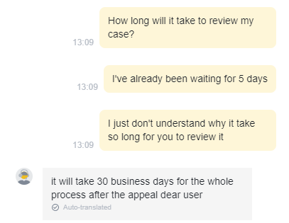 rektfencer's tweet photo. Binance lies to its users

They banned my account for no reason, then asked me to fill in a KYC appeal (which I did as soon as possible), said to wait 3 working days, and after 3 days have passed without any answer from them they just said that I need to wait for 30 working days https://t.co/dgKb4robvY