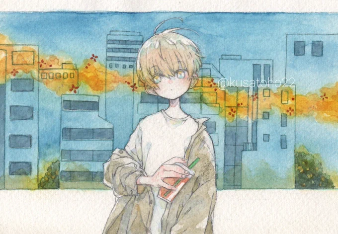 #2022年年末に今年まだ出会ってない作品に出会うタグ主に透明水彩で描いてます良い出会いになれますように 