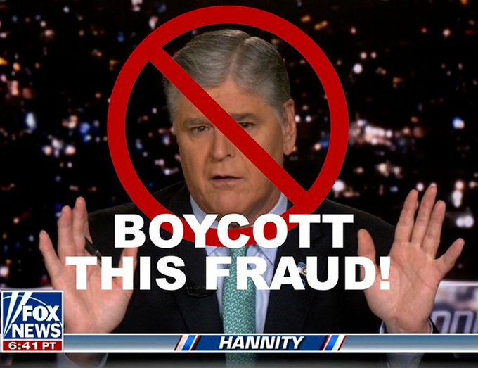 #BoycottHannity #UnFollowHannity #BlockHannity