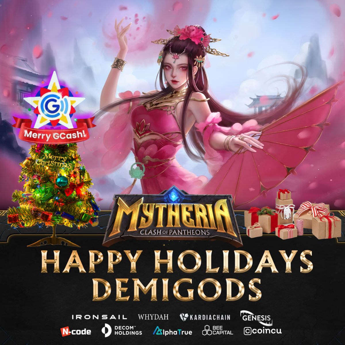 🔥#Demigods Di pa tapos ang Pasko
👉Dahil may Pa-Gift pa tayo sa #Mytheria Trivia Quiz Event winners
-G.Cash ang Prize 🤑 Stay tuned

❤️Best regards from #MytheriaPH

🌍Communities 
linktr.ee/mytheriaph

<a href="/Mytheria_MYRA/">Mytheria: Clash of Pantheons</a>
<a href="/MytheriaMP/">Mytheria Marketplace (Unofficial)</a>
<a href="/IronSailCrew/">Iron Sail Crew</a>
<a href="/KardiaChain/">KaiChain</a>
 #Gcash #MytheriaPH